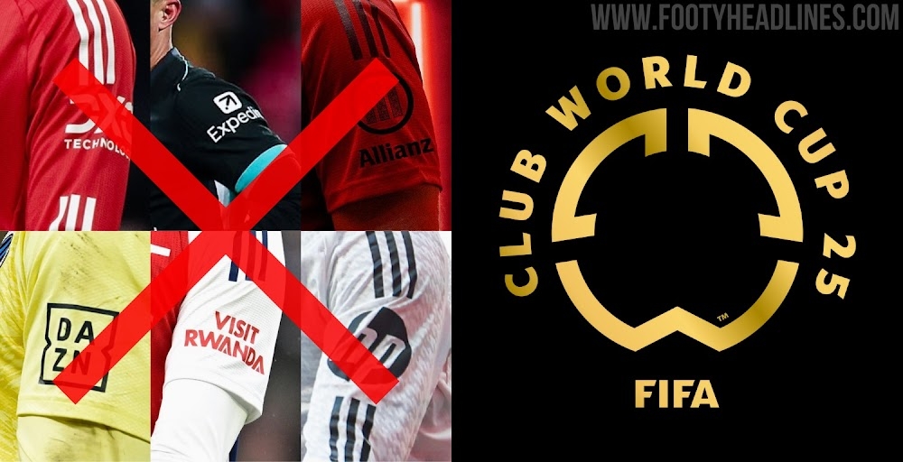  FIFA不允許世俱杯球隊有袖標贊助，需貼上世俱杯徽標