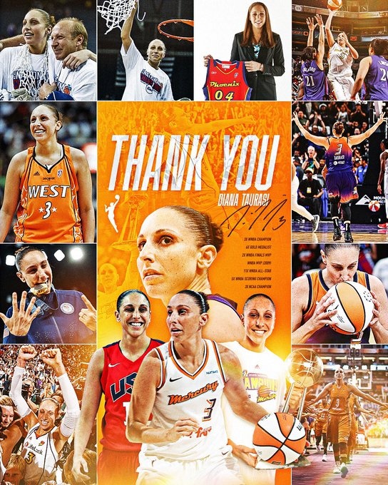  傳奇落幕！WNBA巨星陶樂西宣布退役 結(jié)束20年職業(yè)生涯