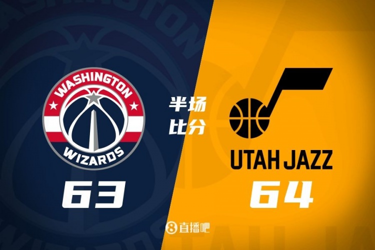  狀元之爭(zhēng)！半場(chǎng)戰(zhàn)報(bào)：奇才63-64落后爵士 薩爾20分&塞克斯頓16分