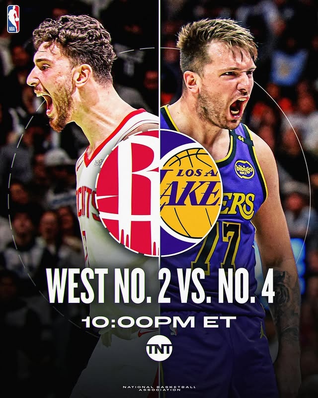  狂野西部焦點大戰(zhàn)！NBA官方發(fā)布火湖大戰(zhàn)海報：申京VS東契奇