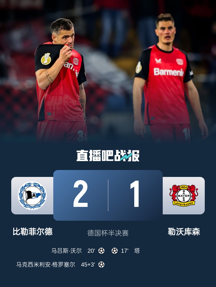  比勒菲爾德是史上第4支晉級德國杯決賽的德丙球隊(duì)，此前3隊(duì)未奪冠