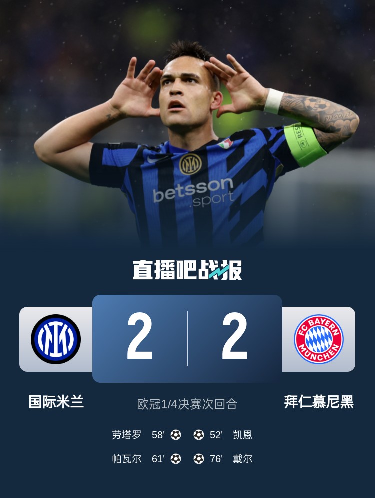 黑色3分鐘！拜仁3分鐘丟2球遭國(guó)米淘汰 去年3分鐘丟2球遭皇馬絕殺